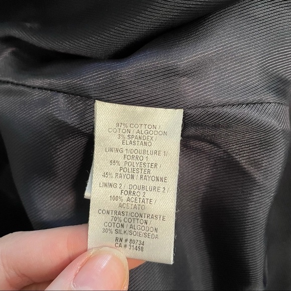 𝅺BCBGMAXAZRIA Belted Zip Up Tan Trench Coat small - Picture 8 of 8